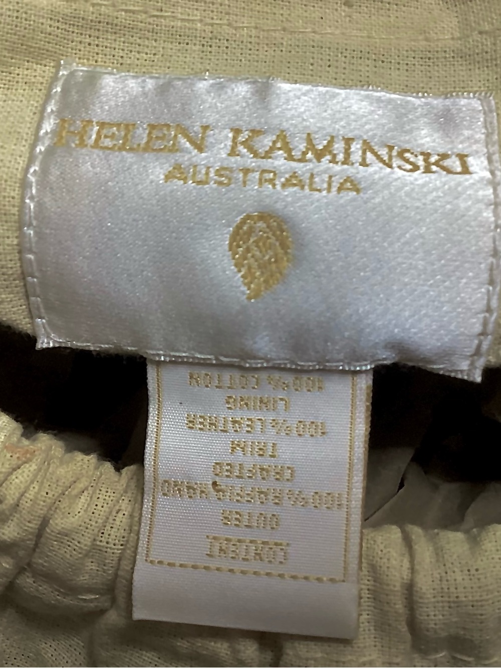 Helen Kaminski, Australia Bucket Tote Bag 100% Raffia - Picture 5 of 6